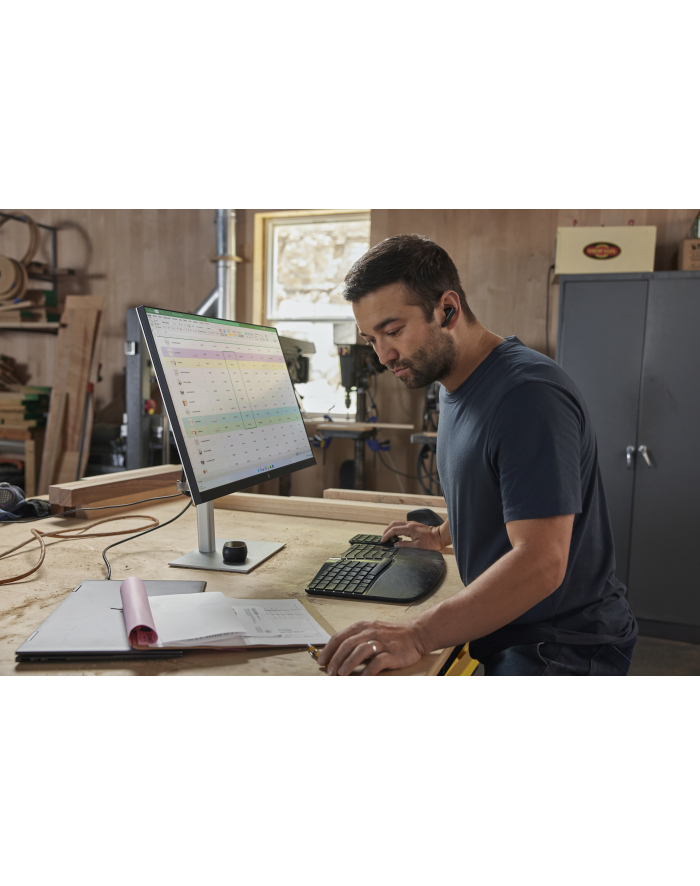 hewlett-packard Klawiatura HP 960 Ergonomic Wireless Keyboard bezprzewodowa czarna 37E755AA główny