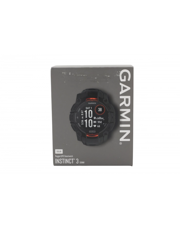 Smartwatch GARMIN Instinct 3 50mm SOLAR Black główny