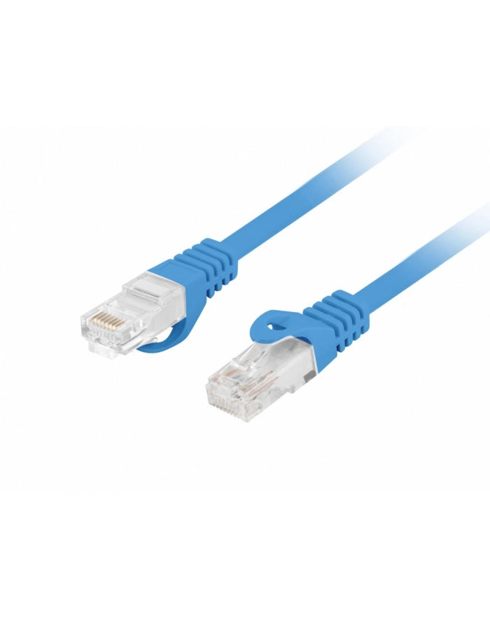 LANBERG Patchcord CAT.6 UTP LSZH CU 5m blue Fluke Passed główny