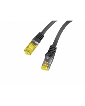 LANBERG Patchcord CAT.6A S/FTP LSZH CU 20m black Fluke Passed