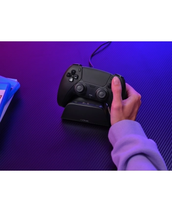 TRUST GXT 255 Quick charge stand for PS5 controllers - Black