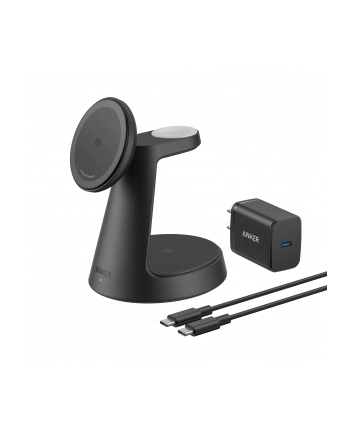 anker Stacja 3w1 stojak zestaw kabel+ładowarka czarna nr 1