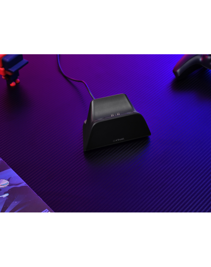 TRUST GXT 255 Quick charge stand for PS5 controllers - Black główny
