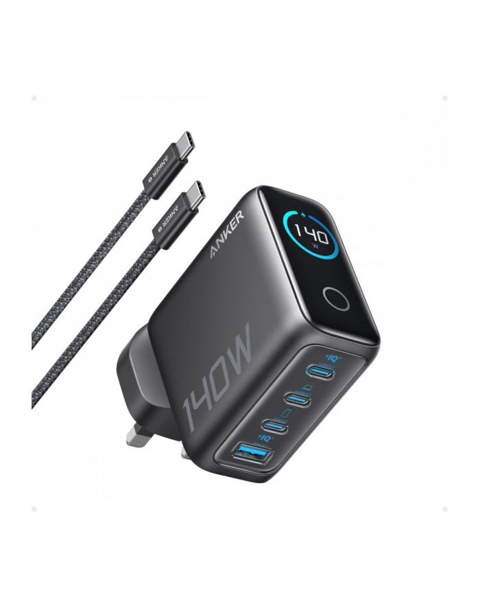 anker Ładowarka sieciowa 140W PD3.1 kabel USB-C LED Grafitowa główny