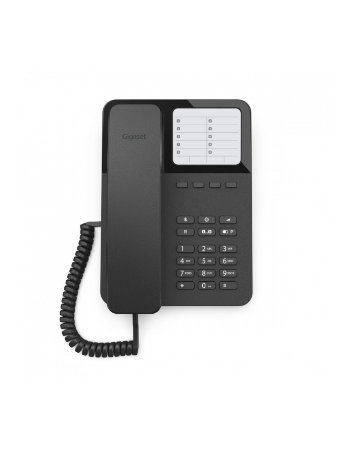 gigaset Telefon przewodowy Desk400 Czarny główny