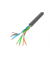 LANBERG Kabel LAN UTP 100mb/s 100m CCA drut Szary - nr 2