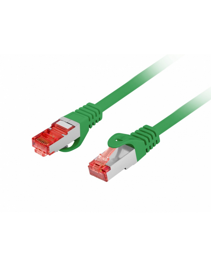LANBERG Patchcord CAT.6 S/FTP LSZH CU 3m green Fluke Passed główny