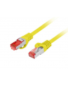 LANBERG Patchcord CAT.6 S/FTP LSZH CU 5m yellow Fluke Passed - nr 1