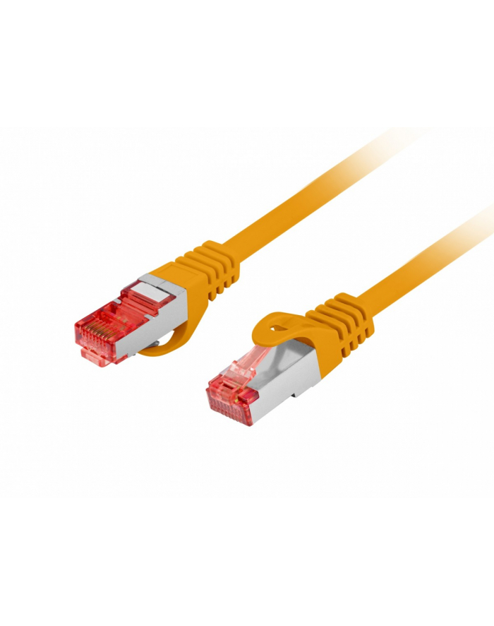 LANBERG Patchcord CAT.6 S/FTP LSZH CU 15m orange Fluke Passed główny