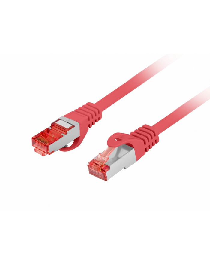 LANBERG Patchcord CAT.6 S/FTP LSZH CU 15m red Fluke Passed główny