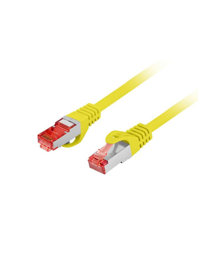 LANBERG Patchcord CAT.6 S/FTP LSZH CU 15m yellow Fluke Passed główny