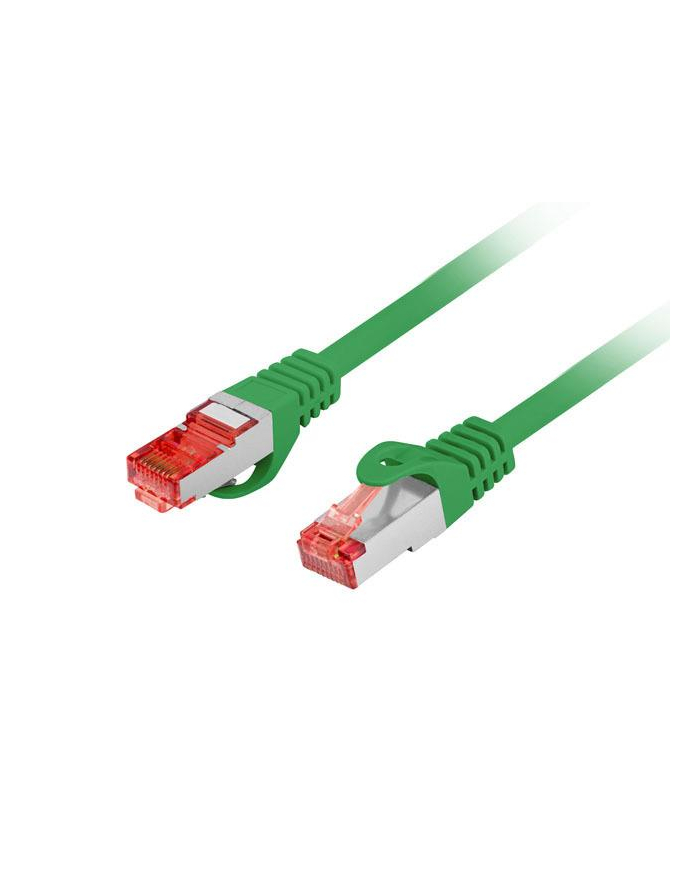 LANBERG Patchcord CAT.6 S/FTP LSZH CU 20m green Fluke Passed główny