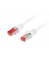 LANBERG Patchcord CAT.6 S/FTP LSZH CU 20m BIAŁY Fluke Passed - nr 1