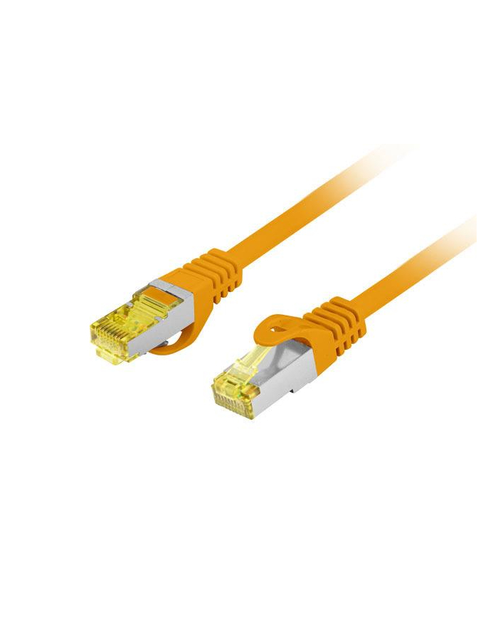 LANBERG Patchcord CAT.6A S/FTP LSZH CU 3m orange Fluke Passed główny