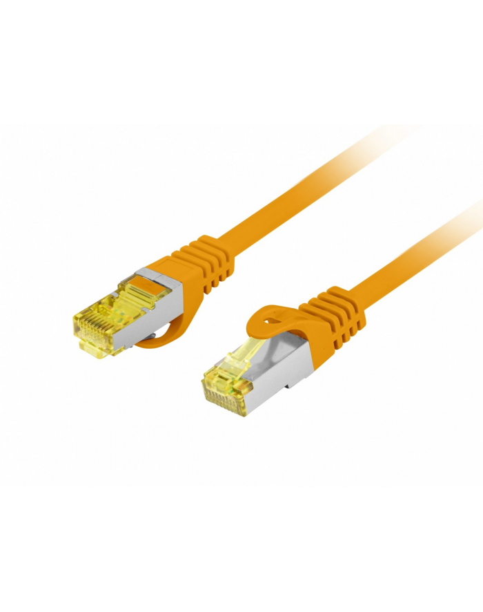 LANBERG Patchcord CAT.6A S/FTP LSZH CU 3m orange Fluke Passed główny
