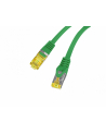 LANBERG Patchcord CAT.6A S/FTP LSZH CU 10m green Fluke Passed - nr 3