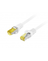 LANBERG Patchcord CAT.6A S/FTP LSZH CU 10m BIAŁY Fluke Passed - nr 1