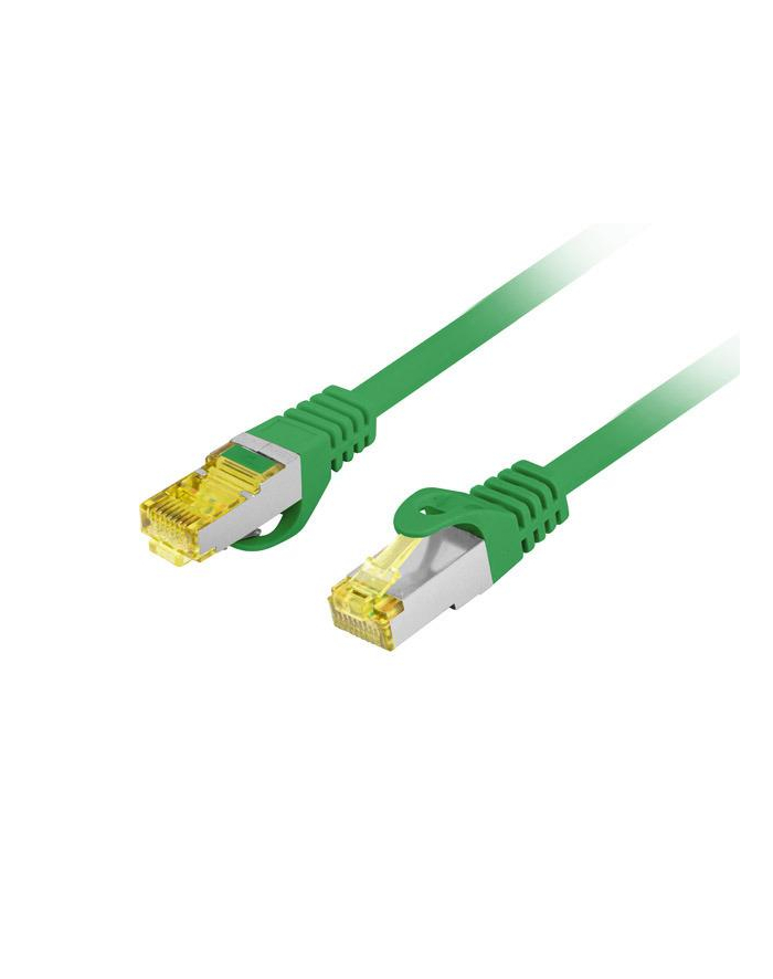 LANBERG Patchcord CAT.6A S/FTP LSZH CU 20m green Fluke Passed główny