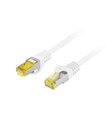 LANBERG Patchcord CAT.6A S/FTP LSZH CU 20m BIAŁY Fluke Passed