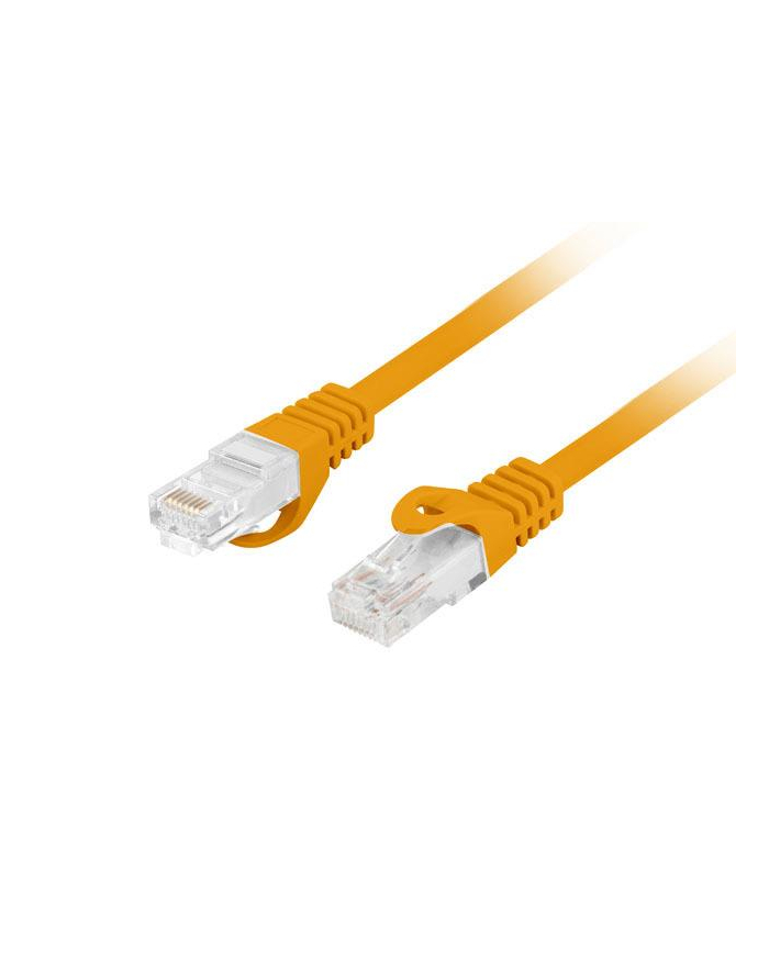 LANBERG Patchcord CAT.6 UTP LSZH CU 3m orange Fluke Passed główny
