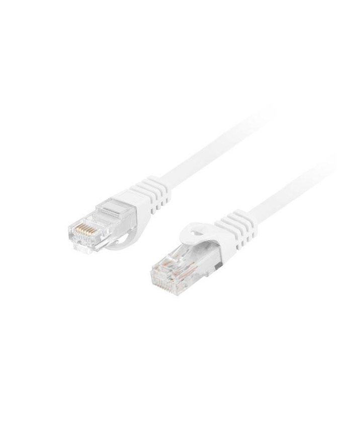 LANBERG Patchcord CAT.6 UTP LSZH CU 10m BIAŁY Fluke Passed główny