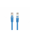 LANBERG Patchcord CAT.6 UTP LSZH CU 15m blue Fluke Passed - nr 2