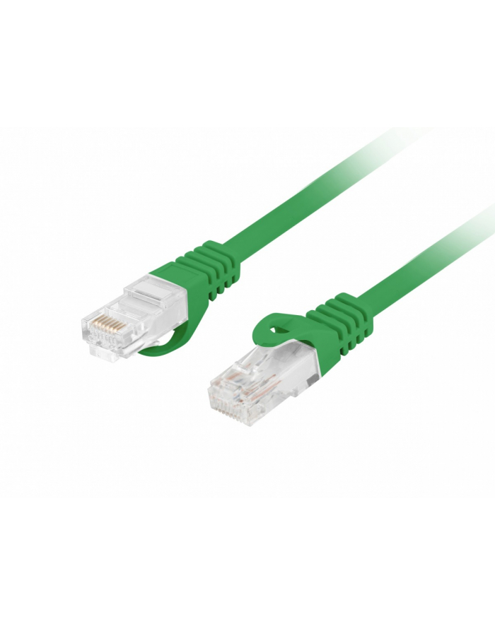 LANBERG Patchcord CAT.6 UTP LSZH CU 15m green Fluke Passed główny