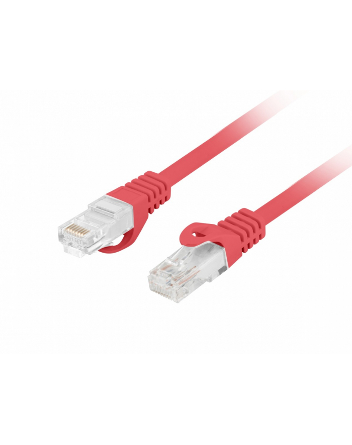 LANBERG Patchcord CAT.6 UTP LSZH CU 15m red Fluke Passed główny
