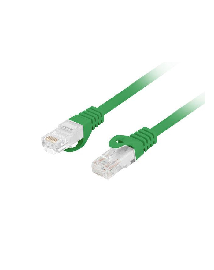 LANBERG Patchcord CAT.6 UTP LSZH CU 20m green Fluke Passed główny