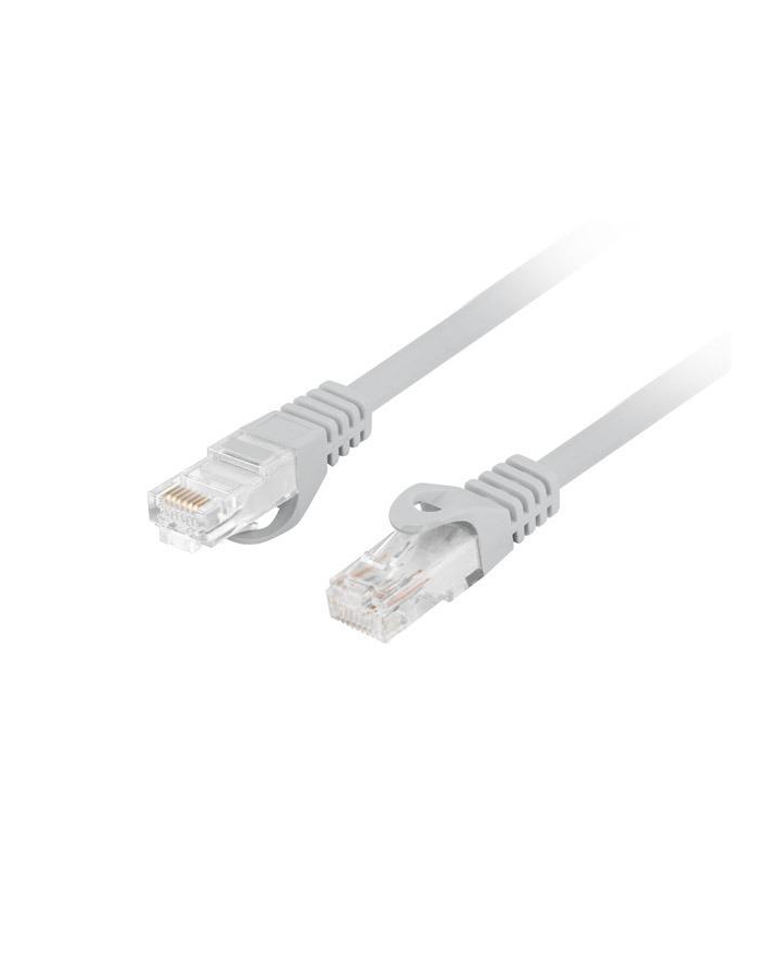 LANBERG Patchcord CAT.6 UTP LSZH CU 20m grey Fluke Passed główny