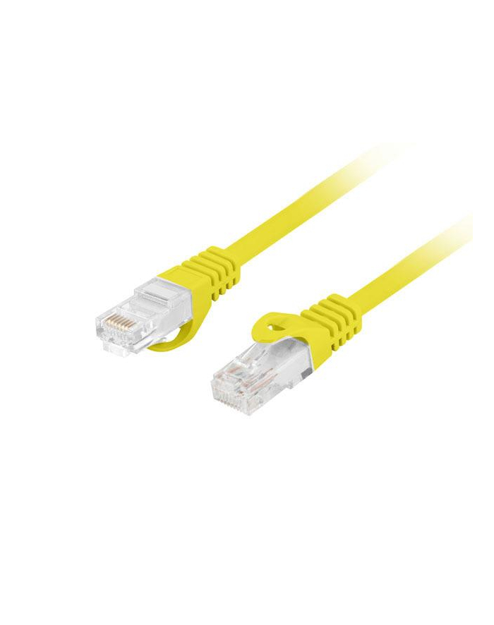 LANBERG Patchcord CAT.6 UTP LSZH CU 20m yellow Fluke Passed główny