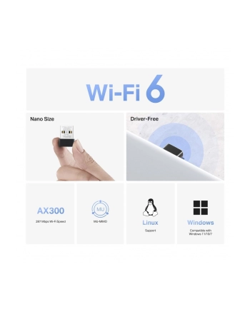 TP-LINK AX300 Nano Wi-Fi USB Adapter