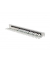 LANBERG patch panel 24 port 1U cat.6A UTP black with cable organizer - nr 5