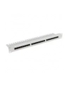 LANBERG patch panel 24 port 1U cat.6A UTP black with cable organizer - nr 7