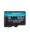 KINGSTON 512GB microSDXC Canvas Go Plus Gen4 200R A2 U3 Single Pack w/o ADP - nr 1