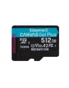 KINGSTON 512GB microSDXC Canvas Go Plus Gen4 200R A2 U3 Single Pack w/o ADP - nr 4