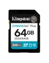 KINGSTON 64GB SDXC Canvas Go Plus Gen4 200MB/s C10 UHS-I U3 V30 - nr 11