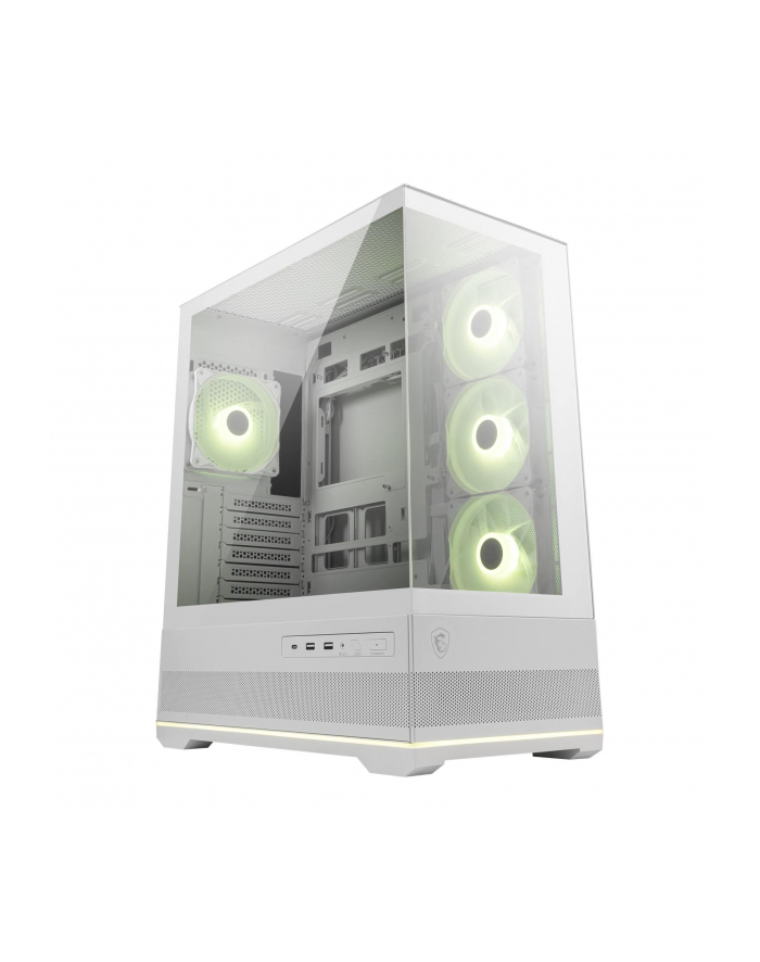 Obudowa MSI MAG PANO 110R PZ WHITE ATX Midi z oknem, bez zasilacza główny