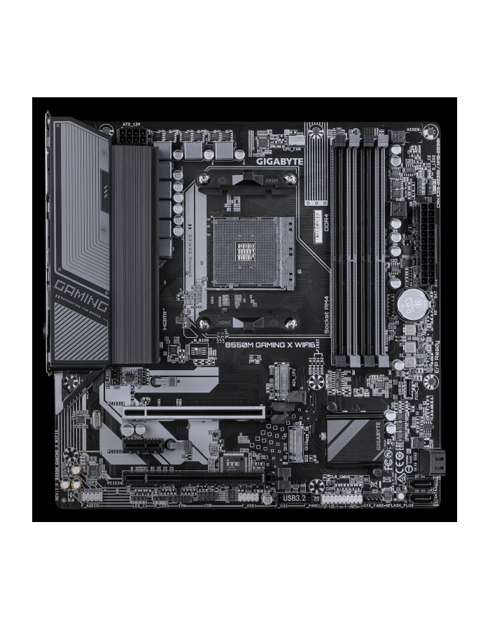 GIGABYTE B550M GAMING X WIFI6 AM4 4xDDR4 2xM.2 4xSATA główny