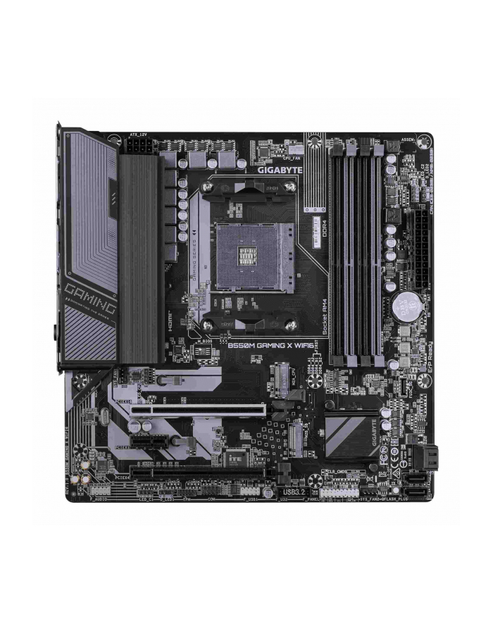 GIGABYTE B550M GAMING X WIFI6 AM4 4xDDR4 2xM.2 4xSATA główny