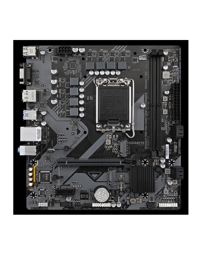 GIGABYTE B760M E LGA1700 2xDDR5 2xM.2 4xSATA główny