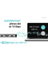 I-TEC USB-C Metal Nano Dock 2x HDMI 1x USB-C Video 1x GLAN 1x Audio/Mic 1xSD/microSD 1x USB 3.2 3x USB-C 3.2 Gen2 2x USB 2.0 PD140W - nr 14
