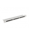 LANBERG Patch panel 24 port 1U 19 '' kat.6 UTP z organizerem kablowym czarny - nr 2
