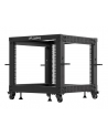 LANBERG Open rack 19 '' 9U 600x600-1100 regulowany czarny - nr 4