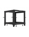 LANBERG Open rack 19 '' 9U 600x600-1100 regulowany czarny - nr 8