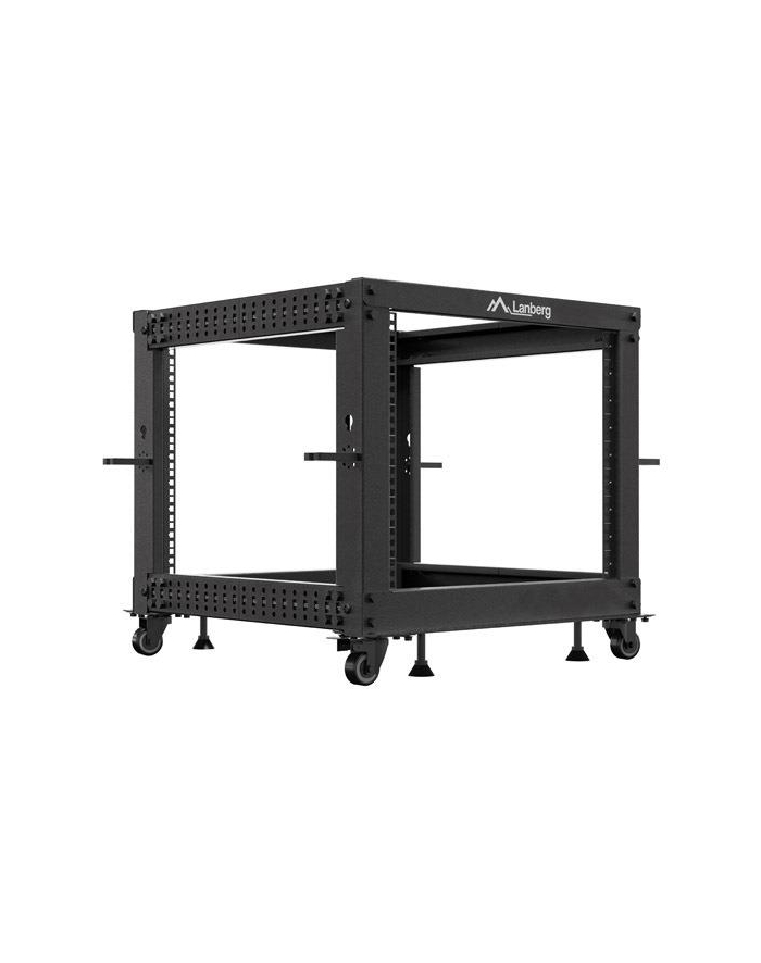 LANBERG Open rack 19 '' 9U 600x600-1100 regulowany czarny główny