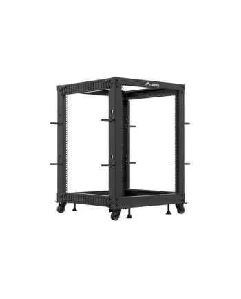 LANBERG Open rack 19 '' 15U 600x600-1100 regulowany czarny