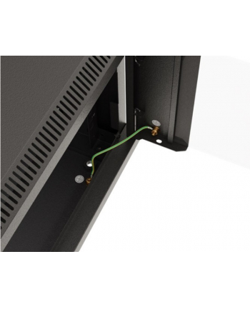 LANBERG Szafa instalacyjna wisząca 19 '' 6U/540x350 flat pack czarna drzwi przeszklone