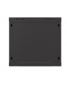 LANBERG Szafa instalacyjna rack wisząca 19 '' 9U 540x350 czarna drzwi przeszklone flat pack - nr 5
