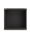 LANBERG Szafa instalacyjna rack wisząca 19 '' 9U 540x350 czarna drzwi przeszklone flat pack - nr 8